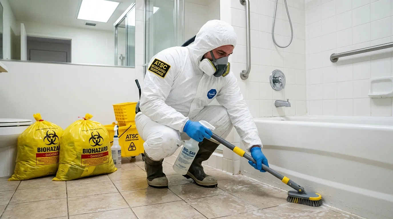 Decontamination equipment deployed for Blood Cleanup in Norwell